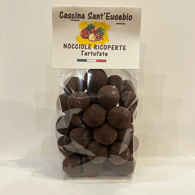 Nocciole Ricoperte Cioccolato Fondente extra Tartufate