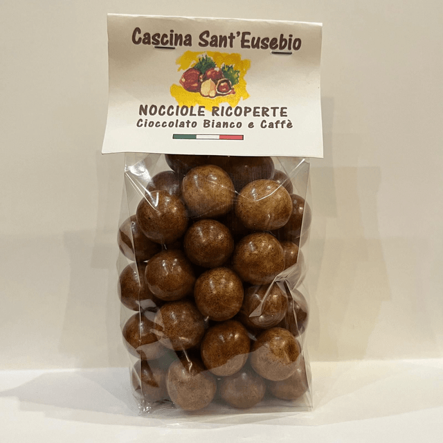 Nocciole Ricoperte Cioccolato Bianco e Caffè